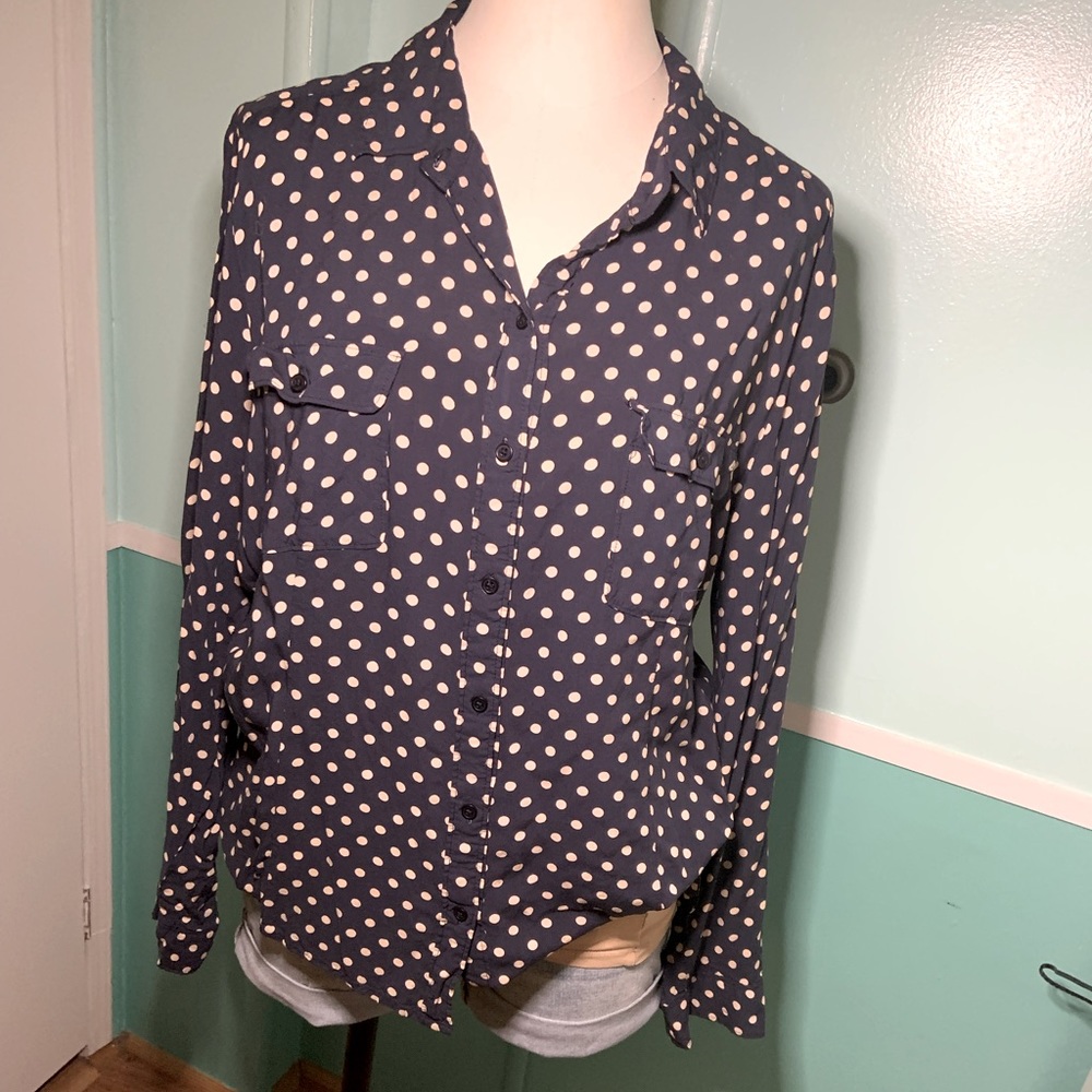 Loft ❤️ button up, boyfriend slim fit